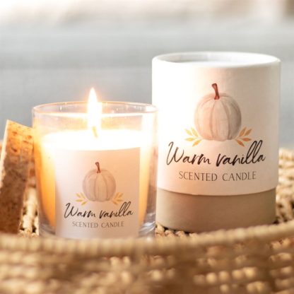 Warm Vanilla Autumn Candle - Image 5