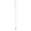 Green Aventurine Crystal Moon Necklace on Greeting Card - Image 5