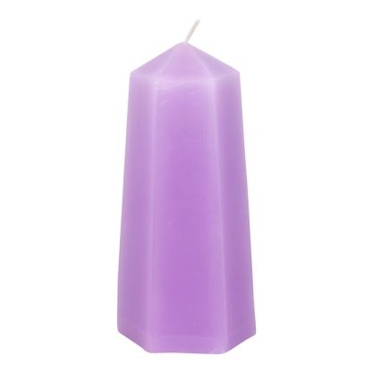 Calming Crystal Candle with Rough Amethyst - Image 4