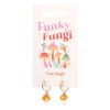 Orange Mushroom Dangle Earrings - Image 2