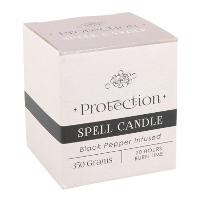 Black Pepper Infused Protection Spell Candle - Image 5