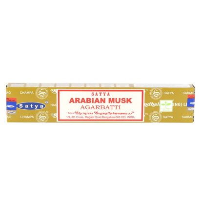 12 Packs of Arabian Musk Incense Sticks by Satya - Image 2