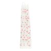 Set of 3 Heart Cherry Taper Candles - Image 3