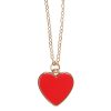 Bestie Enamel Heart Necklace Greeting Card - Image 4