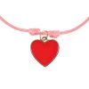 Pair of Besties Enamel Heart Charm Bracelets - Image 4