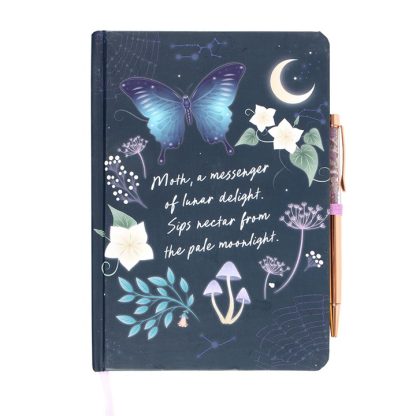 Midnight Moth Journal with Amethyst Pen - Image 2