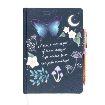 Midnight Moth Journal with Amethyst Pen - Image 3