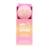 You Are Loved Rose Quartz Happy Face Crystal - Image 3