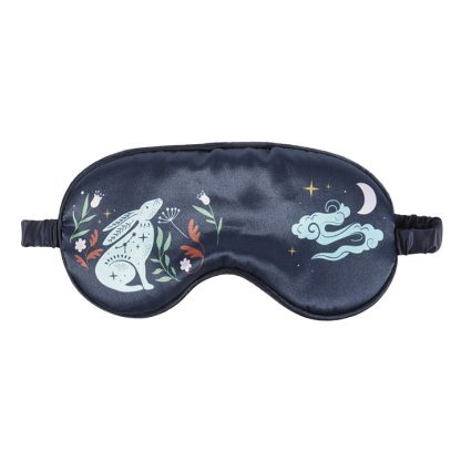 Midnight Hare Satin Sleep Mask - Image 2