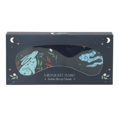 Midnight Hare Satin Sleep Mask - Image 3