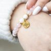 Self Love Rose Quartz Crystal Essential Oil Bracelet - Image 2