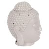 Large Grey Buddha Head Oil Burner - Image 3