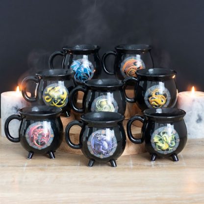 Mabon Colour Changing Cauldron Mug by Anne Stokes - Image 5