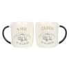 King and Queen Couples Caravan Mug Set