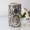 Pillar Gunmetal Grey Crackle Oil Burner - Image 4