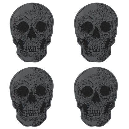 Set Of 4 Skull Coasters - Image 3