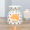 All Over Bee Print Oil Burner - Image 3