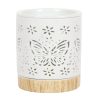 Matte Ceramic Butterfly Oil Burner - Image 2
