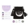 Stress Healing Crystal Set with Moon Trinket Dish - Image 2