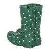 Dark Green Welly Boot Planter - Image 3