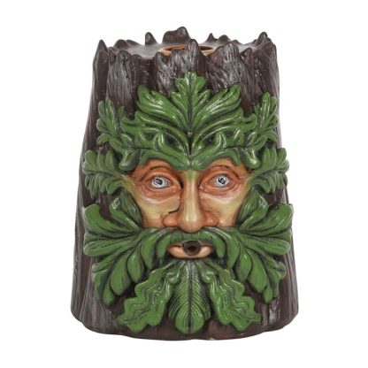Spirit of the Trees Green Man Backflow Incense Burner - Image 2