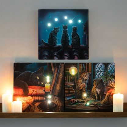 The Witching Hour Light Up Canvas Plaque by Lisa Parker - Image 6