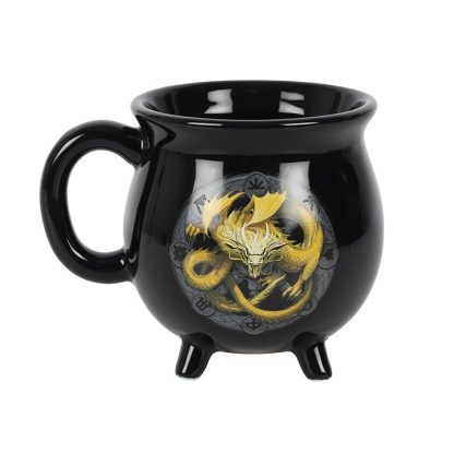 Imbolc Colour Changing Cauldron Mug by Anne Stokes - Image 2