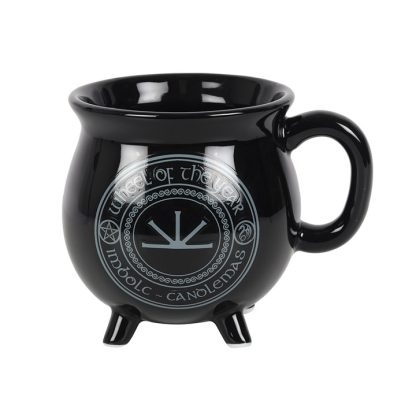 Imbolc Colour Changing Cauldron Mug by Anne Stokes - Image 3