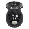 Large Black Crackle Oil Burner - Image 2