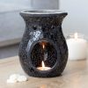 Large Black Crackle Oil Burner - Image 4