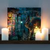 The Rusty Cauldron Light Up Canvas Plaque by Lisa Parker - Image 5