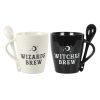 Witch and Wizard Couples Mug and Spoon Set - Image 2