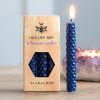 Set of 6 Blue Beeswax Spell Candles - Image 5