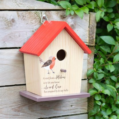 Garden Robin Bamboo Bird House - Image 3