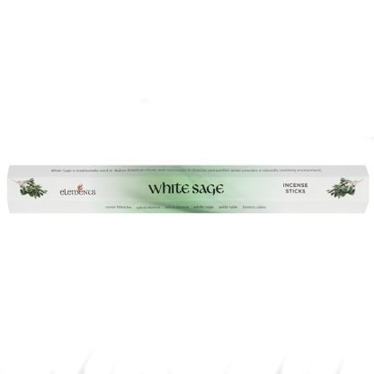 Set of 6 Packets of Elements White Sage Incense Sticks - Image 2