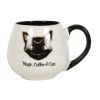 Magic, Coffee & Cats Rounded Mug - Image 3