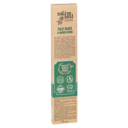 Set of 12 Palo Santo & Sacred Herbs Smudge Incense Sticks - Image 4