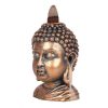 Bronze Buddha Head Backflow Incense Burner - Image 2