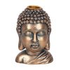 Bronze Buddha Head Backflow Incense Burner - Image 3