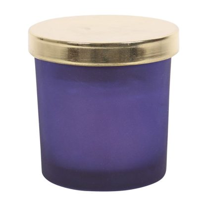 Third Eye Chakra Lavender Crystal Chip Candle - Image 4