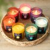 Heart Chakra Mint Crystal Chip Candle - Image 5