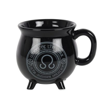 Litha Colour Changing Cauldron Mug by Anne Stokes - Image 3