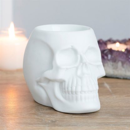 White Skull Oil Burner - Image 4