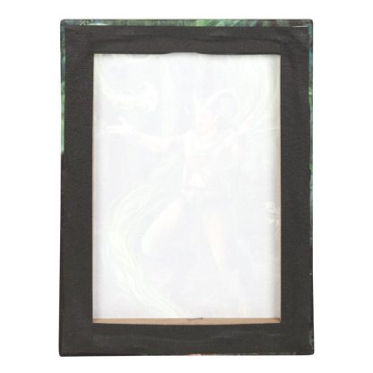 19x25cm Earth Element Wizard Canvas Plaque by Anne Stokes - Image 3