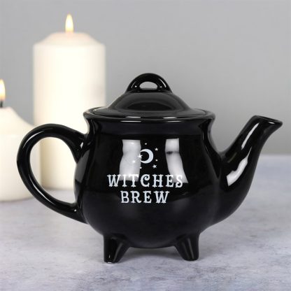 Witches Brew Black Ceramic Tea Pot - Image 5