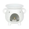 White Pentagram Cauldron Oil Burner - Image 3
