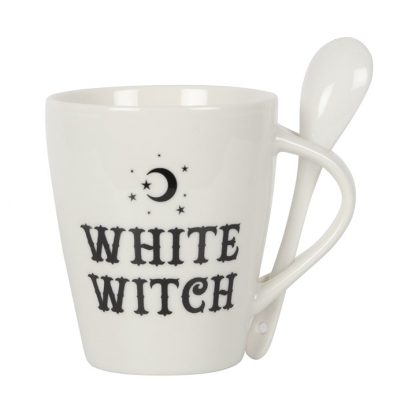 White Witch Mug and Spoon Set - Image 2