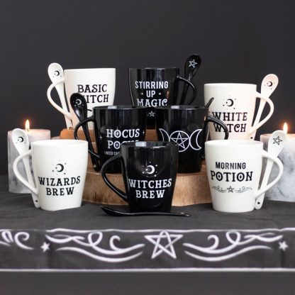 White Witch Mug and Spoon Set - Image 6