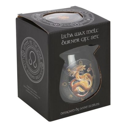 Litha Wax Melt Burner Gift Set by Anne Stokes - Image 4