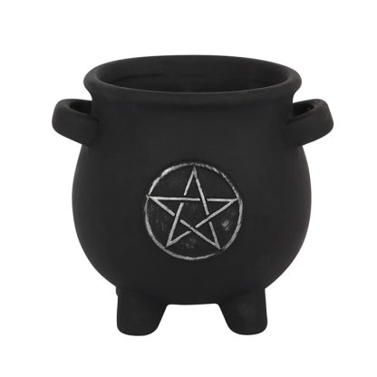 Pentagram Cauldron Plant Pot - Image 2